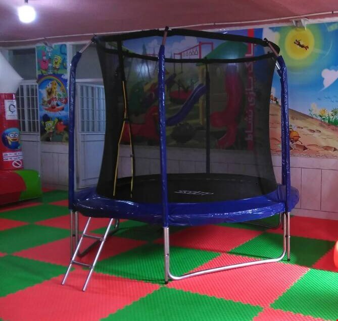 ترامپولین قطر 2/5 متر با حفاظ ایرانی درجه یک