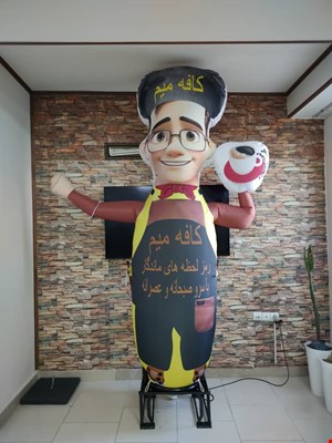 عروسک هوا رقصان دنسر بادی تبلیغاتی کافی شاپ