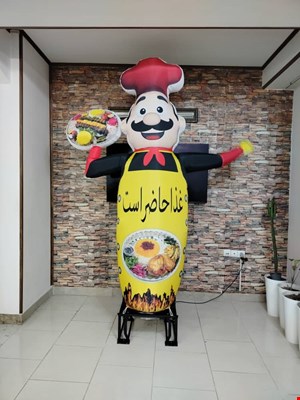 عروسک بادی دنسر بادی هوا رقصان تبلیغاتی آشپز شاد
