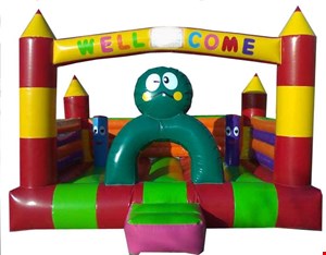 جامپینگ بادی قلعه پرشی با دیواره بادی و مانع و تونل