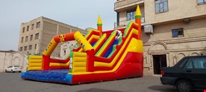 سرسره دو قلو پارک بادی